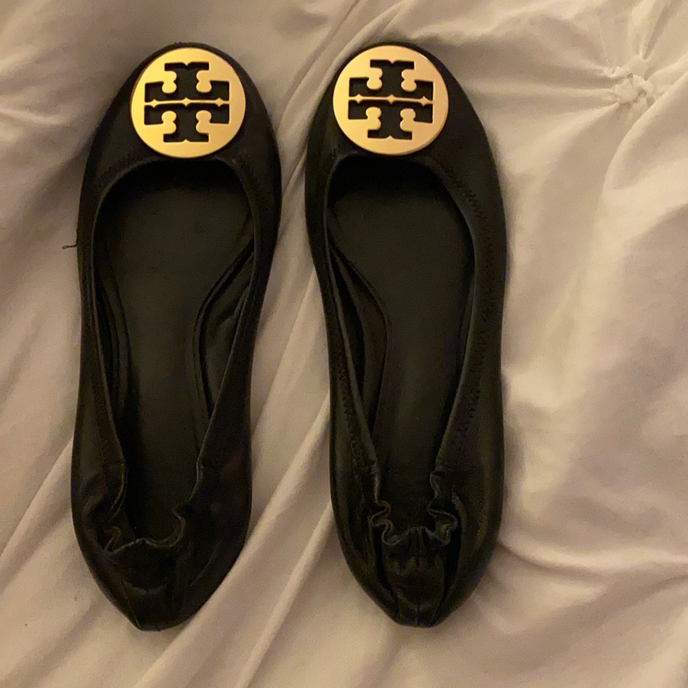 Black Tory Burch Flats